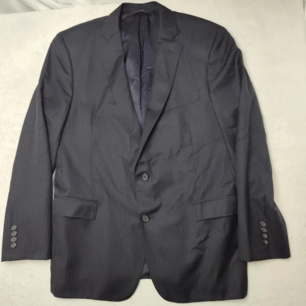 Brooks Brothers Regent Blazer Mens 42R Blue Vitale Barberis Wool Suit Jacket USA